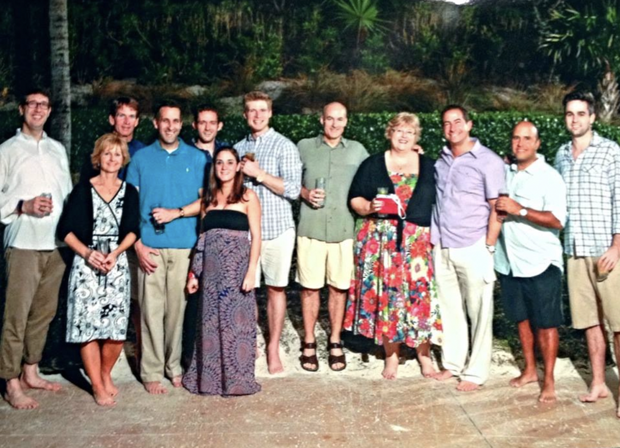 Chris with his team at President's Club